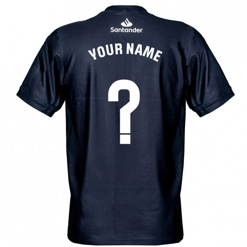 Danxen Homme Racing de Santander Maillot de Gardien Bleu Nuit Blanc 2025/26 T-shirt