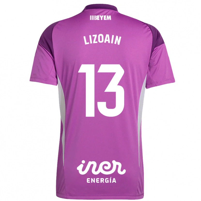 Danxen Homme Raúl Lizoain #13 Maillot de Gardien Lillac Violet 2025/26 T-shirt