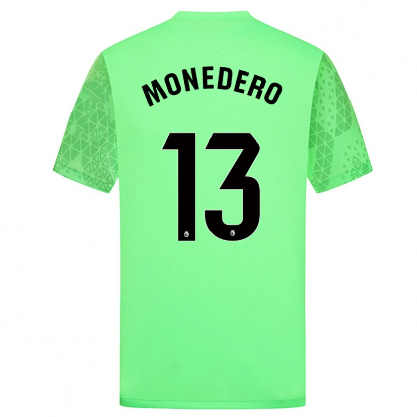 Danxen Homme Marc Monedero #13 Maillot de Gardien Vert Printemps Noir 2025/26 T-shirt