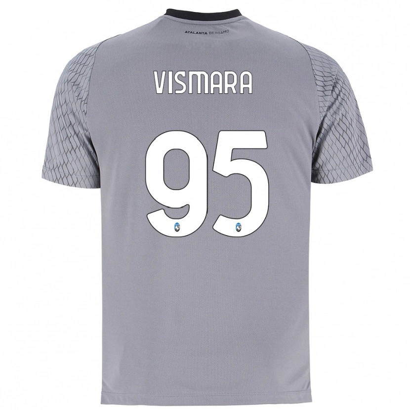 Danxen Homme Paolo Vismara #95 Maillot de Gardien Gris Bleu Rouge 2025/26 T-shirt