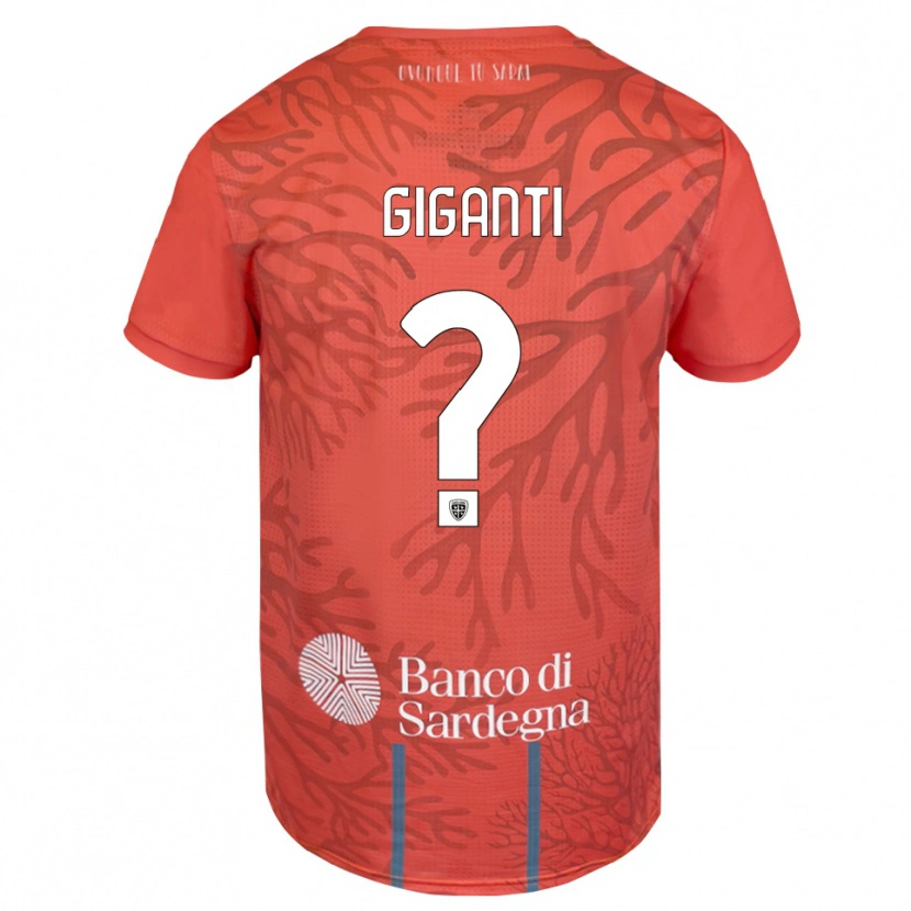 Danxen Homme Michele Giganti #0 Maillot de Gardien Orange Rouge Blanc 2025/26 T-shirt