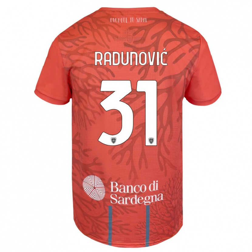 Danxen Homme Boris Radunović #31 Maillot de Gardien Orange Rouge Blanc 2025/26 T-shirt