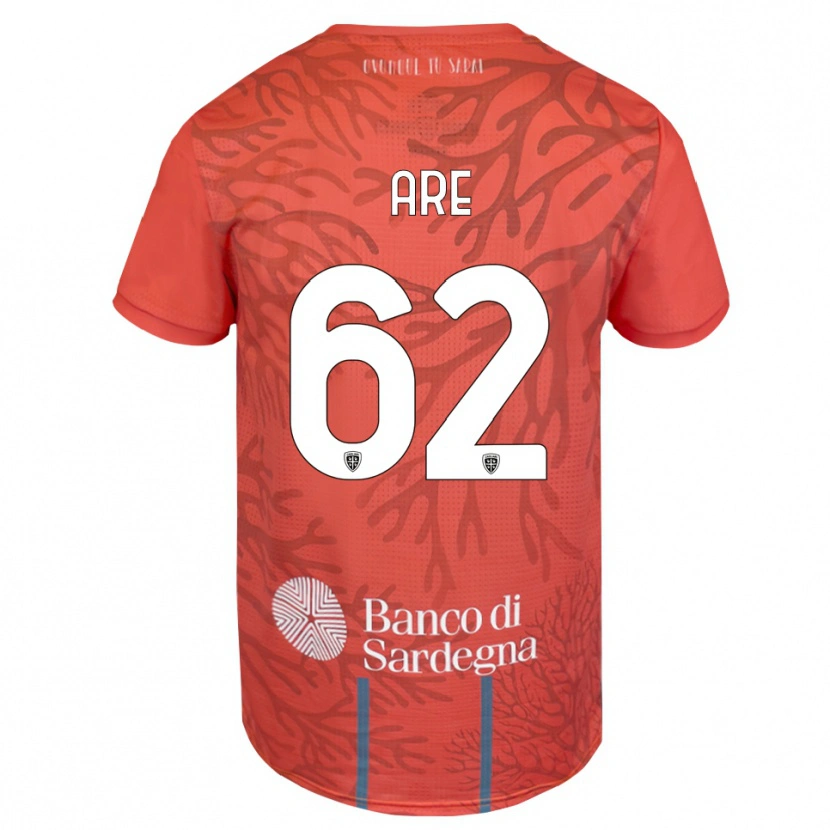 Danxen Homme Emmanuele Are #62 Maillot de Gardien Orange Rouge Blanc 2025/26 T-shirt