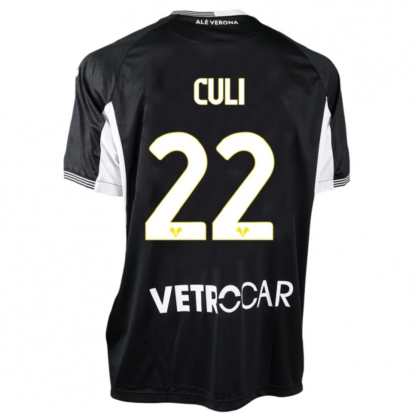Danxen Homme Daniel Culi #22 Maillot de Gardien Noir Blanc 2025/26 T-shirt