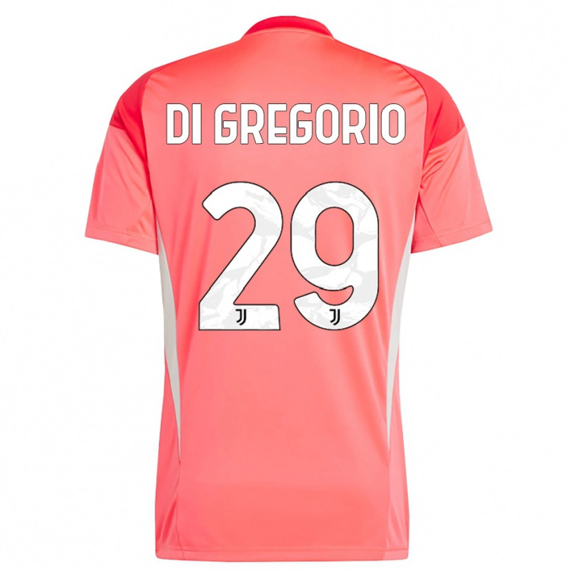 Danxen Homme Michele Di Gregorio #29 Maillot de Gardien Orange Rouge 2025/26 T-shirt