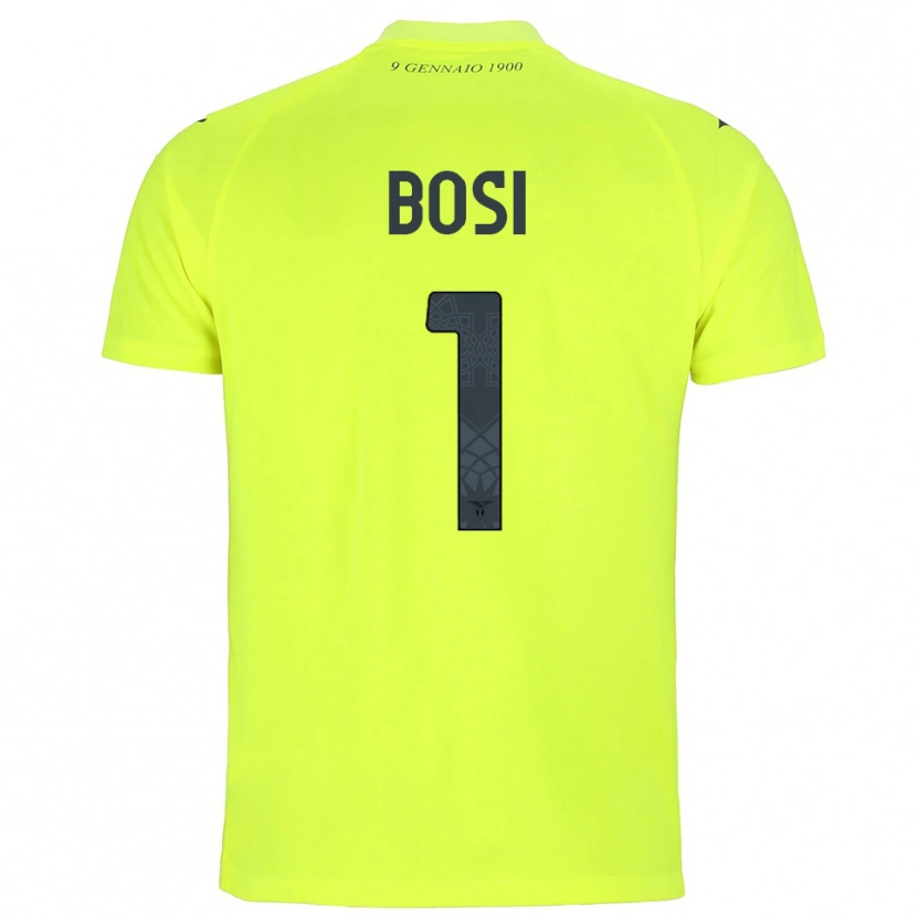 Danxen Homme Gioele Bosi #1 Maillot de Gardien Vert Fluo 2025/26 T-shirt