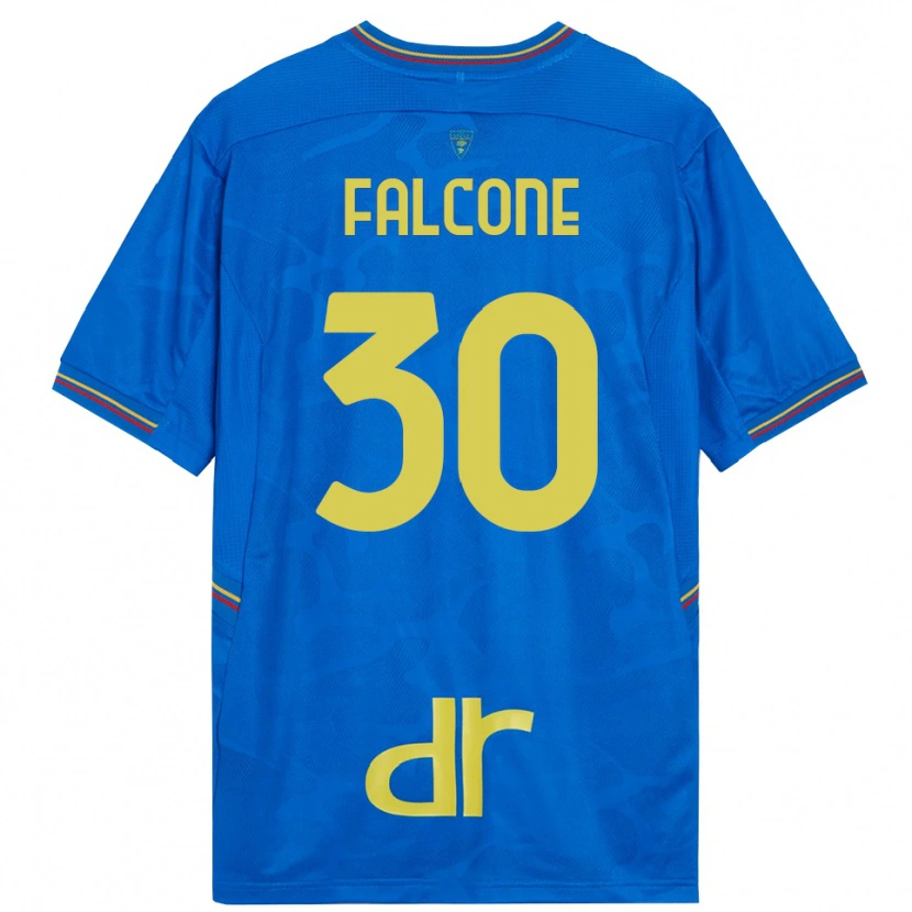 Danxen Homme Wladimiro Falcone #30 Maillot de Gardien Bleu Royal Marron 2025/26 T-shirt