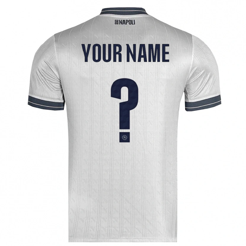 Danxen Homme SSC Napoli Maillot de Gardien Gris Clair 2025/26 T-shirt