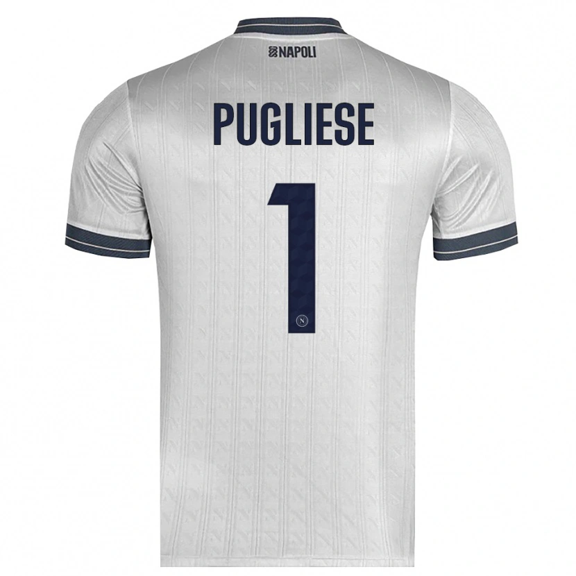 Danxen Homme Claudio Pugliese #1 Maillot de Gardien Gris Clair 2025/26 T-shirt
