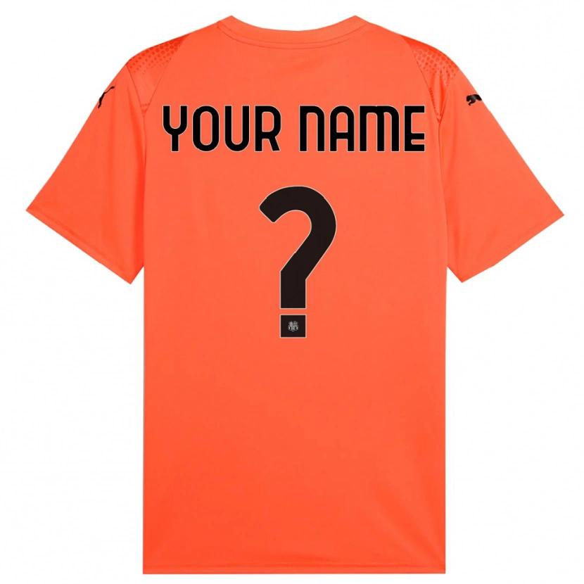 Danxen Homme US Sassuolo Maillot de Gardien Orange Noir 2025/26 T-shirt