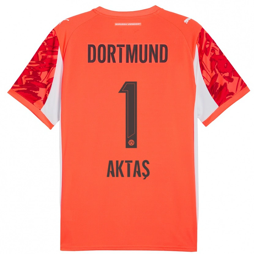 Danxen Homme Yılmaz Aktaş #1 Maillot de Gardien Orange Rouge 2025/26 T-shirt
