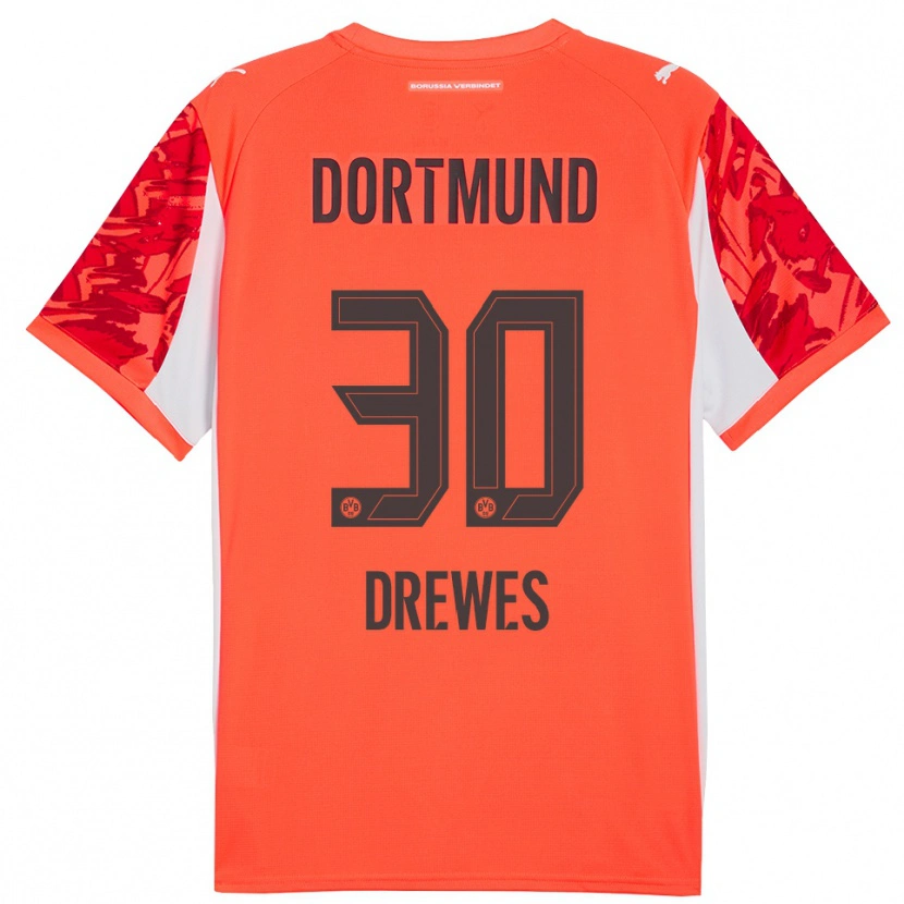 Danxen Homme Patrick Drewes #30 Maillot de Gardien Orange Rouge 2025/26 T-shirt