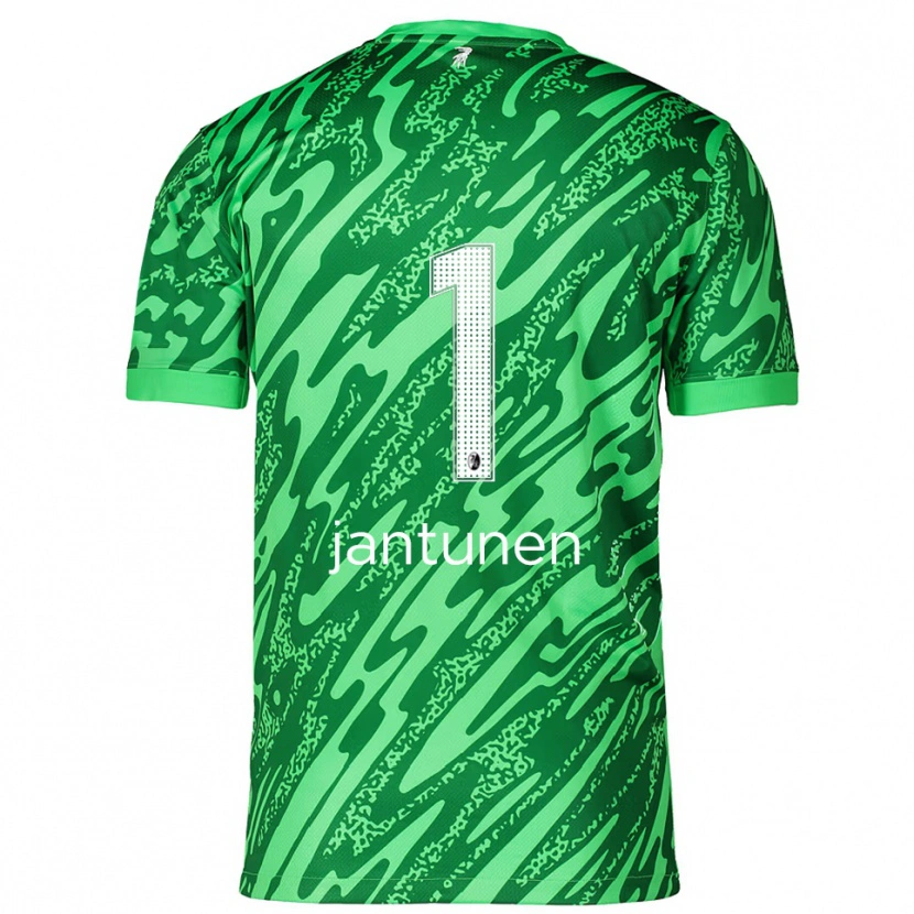 Danxen Homme Jaaso Jantunen #1 Maillot de Gardien Vert Blanc 2025/26 T-shirt
