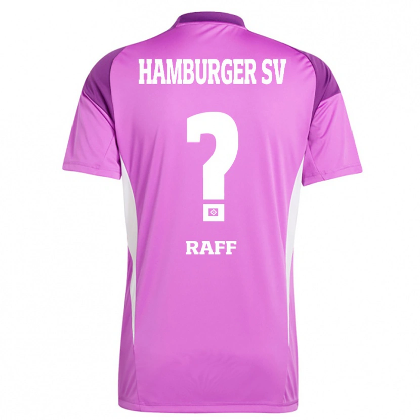 Danxen Homme Dennis Raff #0 Maillot de Gardien Blanc Lilas Violet 2025/26 T-shirt