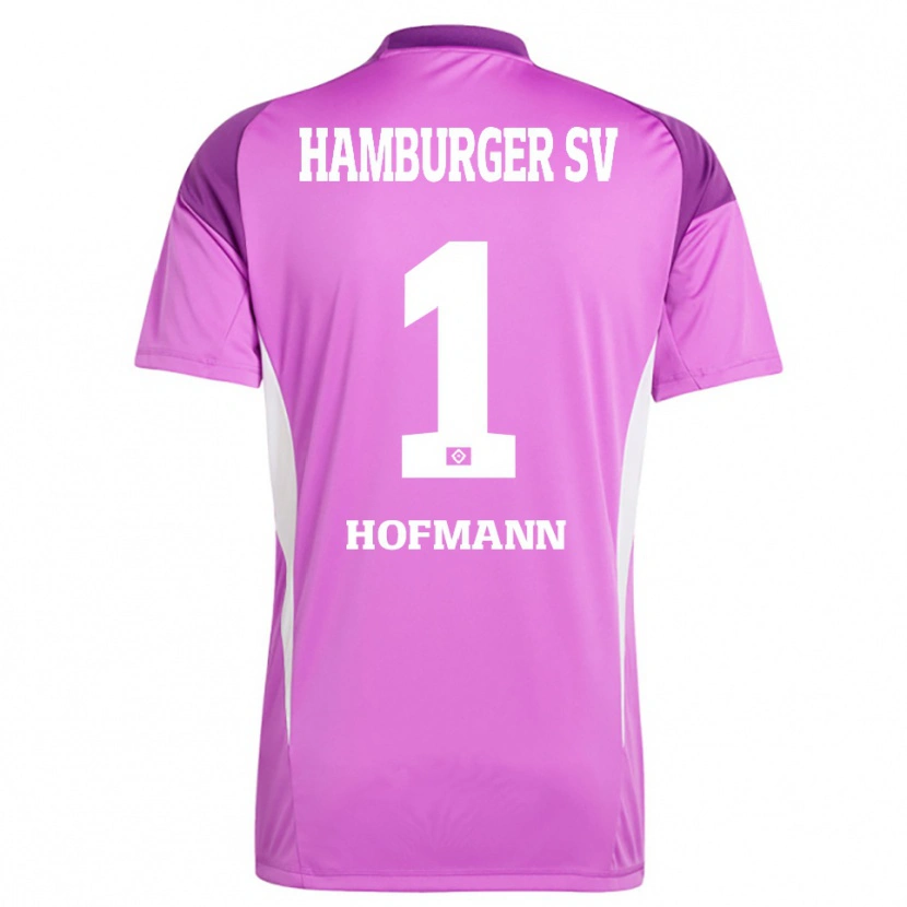 Danxen Homme Tobias Hofmann #1 Maillot de Gardien Blanc Lilas Violet 2025/26 T-shirt
