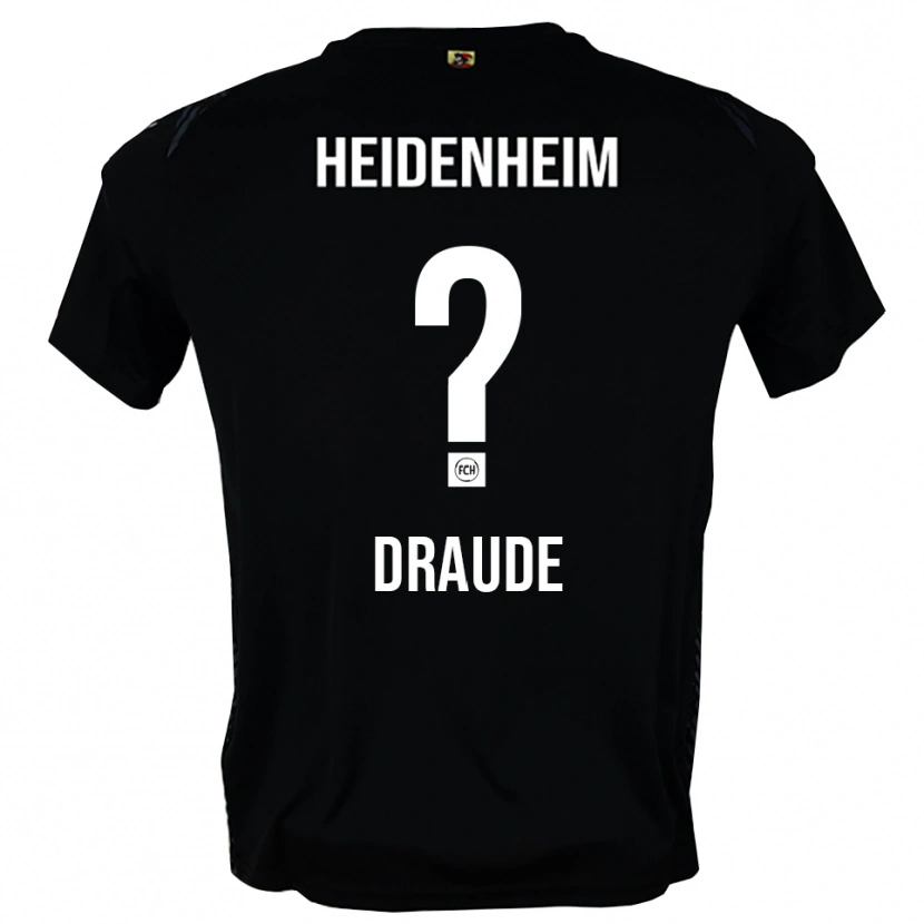 Danxen Homme Michel Draude #0 Maillot de Gardien Gris Foncé Noir 2025/26 T-shirt