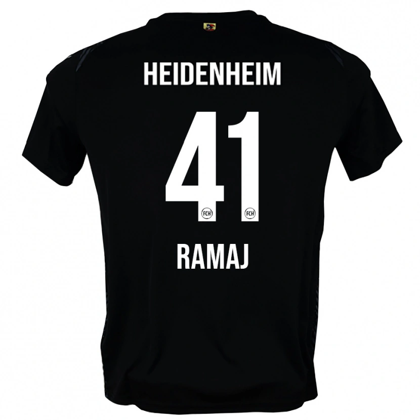 Danxen Homme Diant Ramaj #41 Maillot de Gardien Gris Foncé Noir 2025/26 T-shirt
