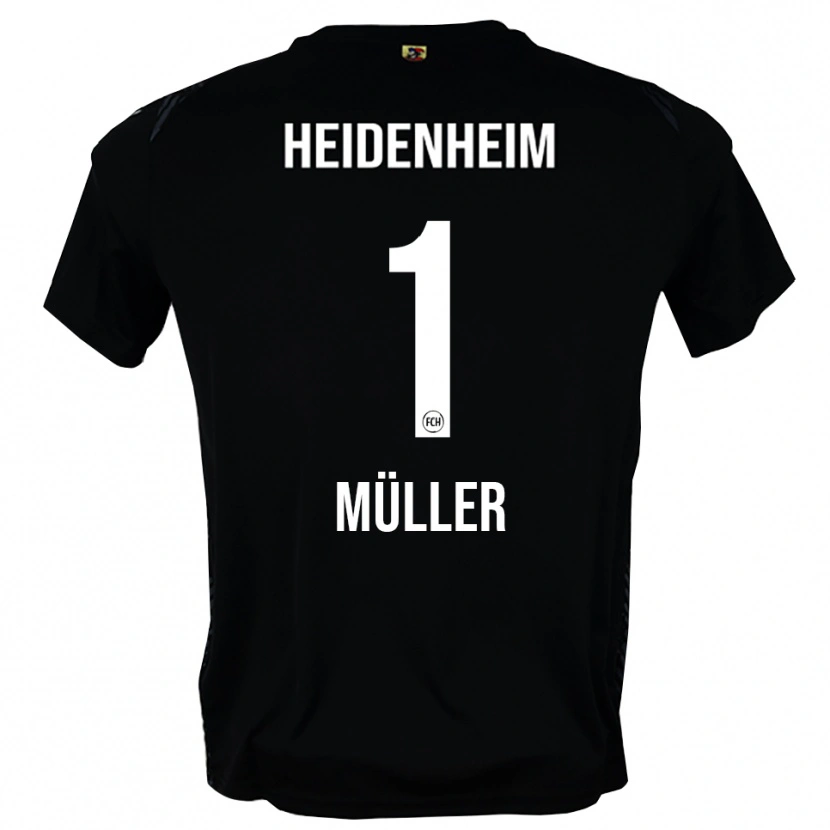 Danxen Homme Kevin Müller #1 Maillot de Gardien Gris Foncé Noir 2025/26 T-shirt