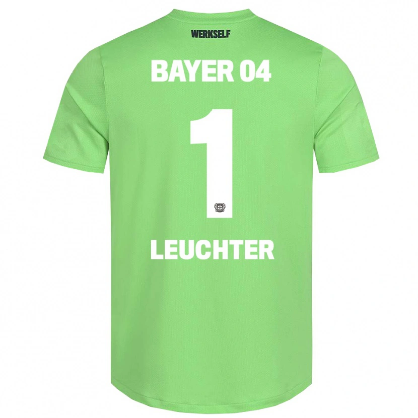 Danxen Homme Julian Leuchter #1 Maillot de Gardien Vert Clair Blanc 2025/26 T-shirt