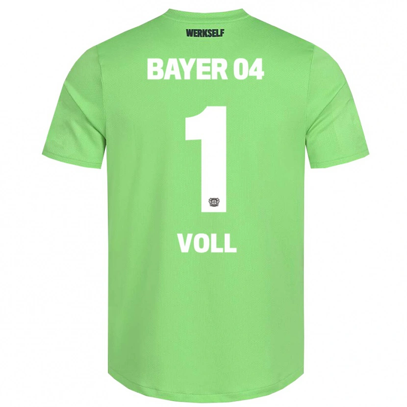 Danxen Homme Charlotte Voll #1 Maillot de Gardien Vert Clair Blanc 2025/26 T-shirt