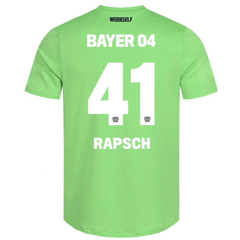 Danxen Homme Simeon Rapsch #41 Maillot de Gardien Vert Clair Blanc 2025/26 T-shirt