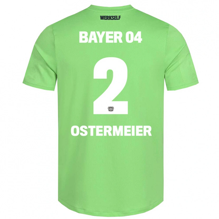 Danxen Homme Selina Ostermeier #2 Maillot de Gardien Vert Clair Blanc 2025/26 T-shirt
