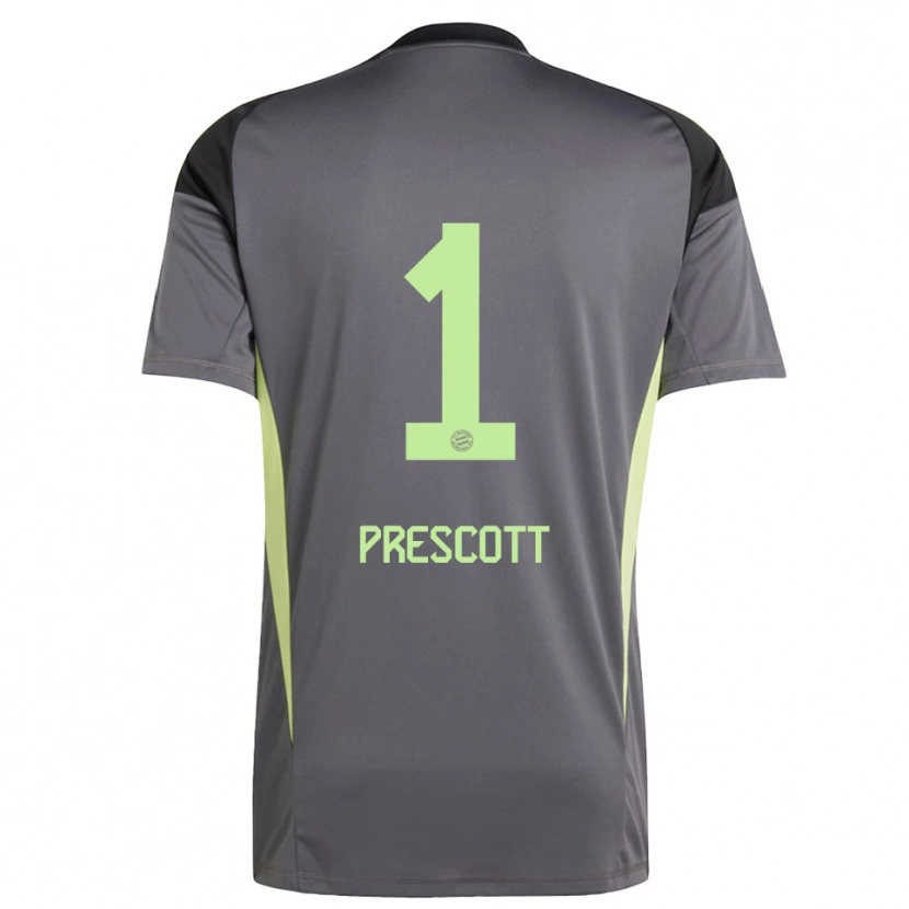 Danxen Homme Leonard Prescott #1 Maillot de Gardien Jaune Vert Noir 2025/26 T-shirt