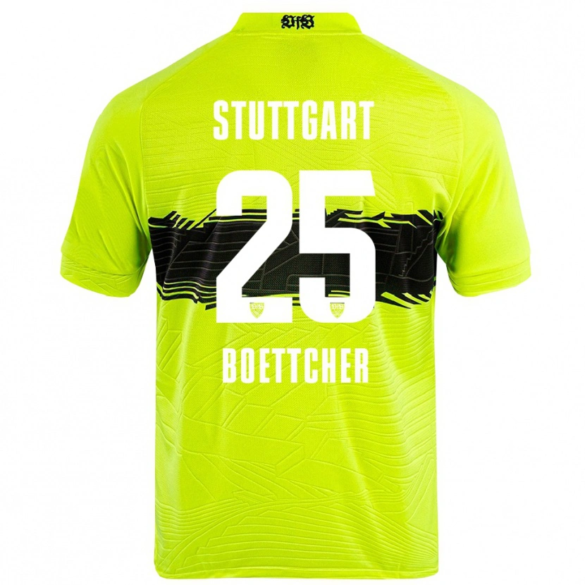 Danxen Homme Eve Boettcher #25 Maillot de Gardien Vert Jaune Noir 2025/26 T-shirt