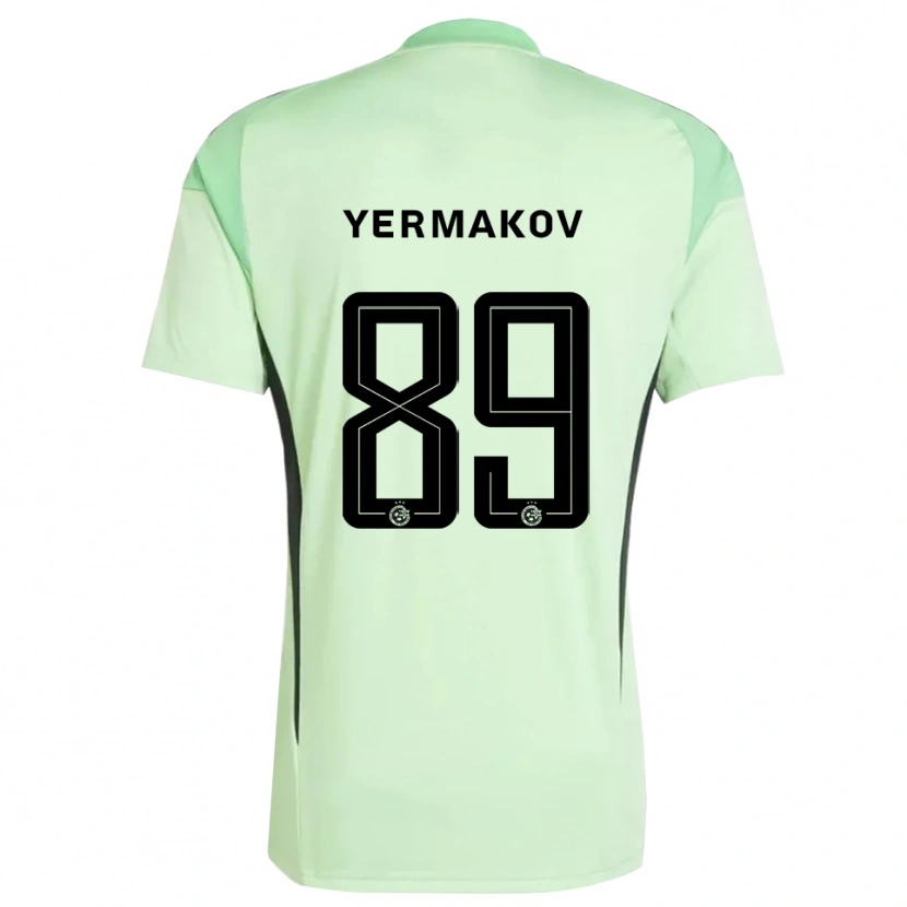 Danxen Homme Georgiy Yermakov #89 Maillot de Gardien Vert Clair Noir 2025/26 T-shirt