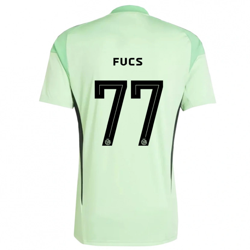 Danxen Homme Roee Fucs #77 Maillot de Gardien Vert Clair Noir 2025/26 T-shirt