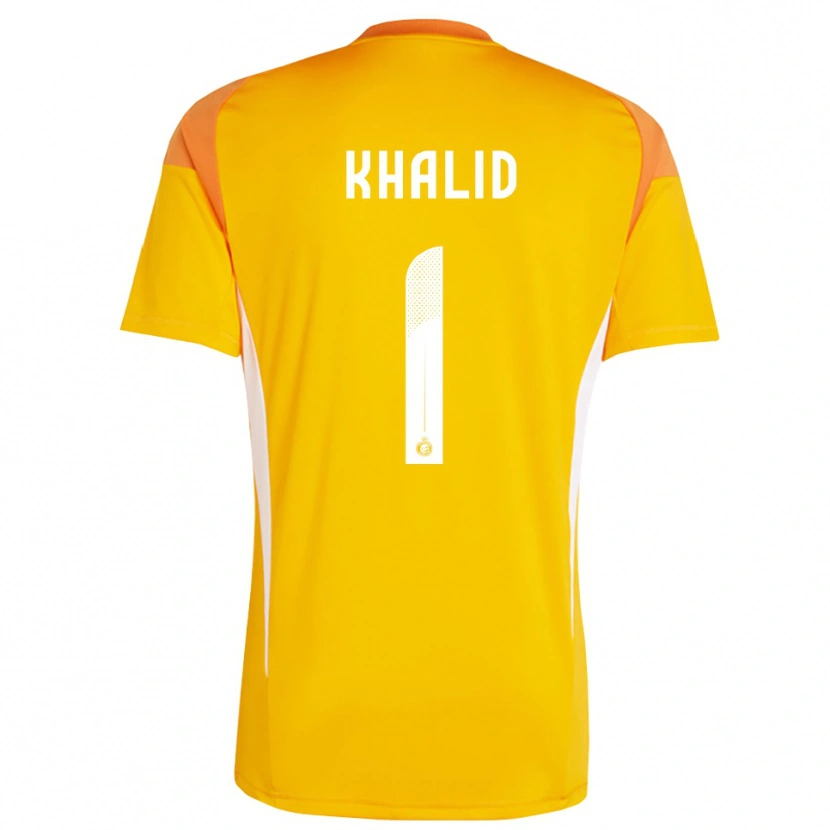 Danxen Homme Sara Khalid #1 Maillot de Gardien Orange Jaune Blanc 2025/26 T-shirt