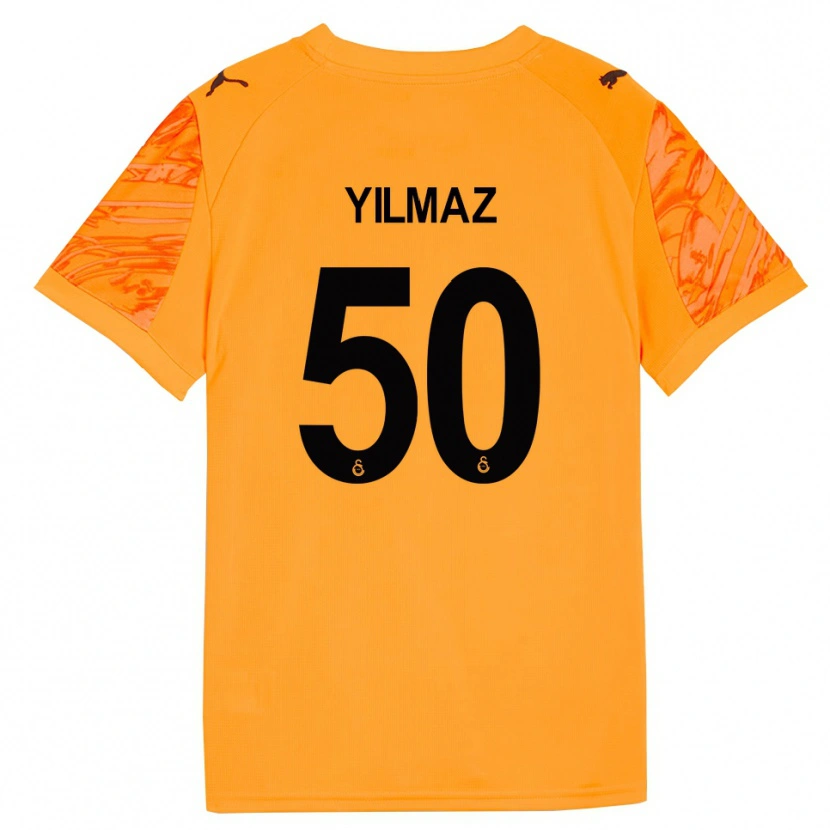 Danxen Homme Jankat Yılmaz #50 Maillot de Gardien Orange Foncé Noir 2025/26 T-shirt