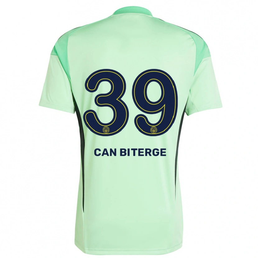 Danxen Homme Engin Can Biterge #39 Maillot de Gardien Vert Clair Noir 2025/26 T-shirt