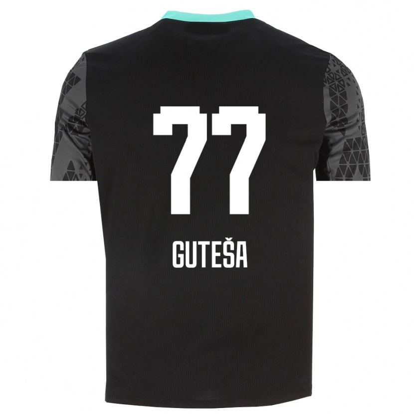 Danxen Homme Ivan Guteša #77 Maillot de Gardien Gris Anthracite Noir 2025/26 T-shirt