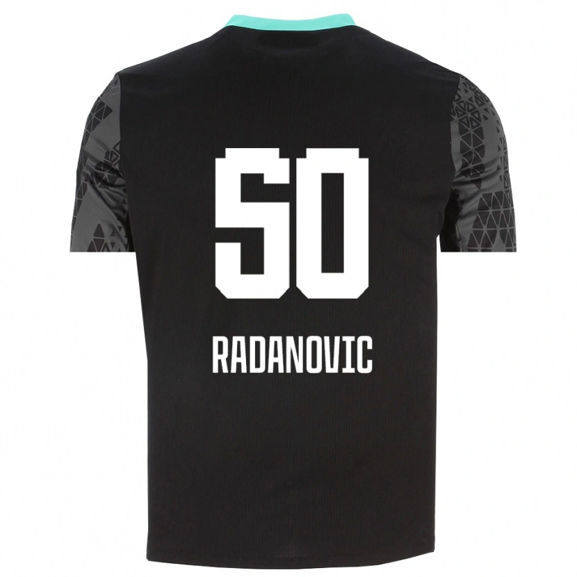 Danxen Homme Savo Radanovic #50 Maillot de Gardien Gris Anthracite Noir 2025/26 T-shirt
