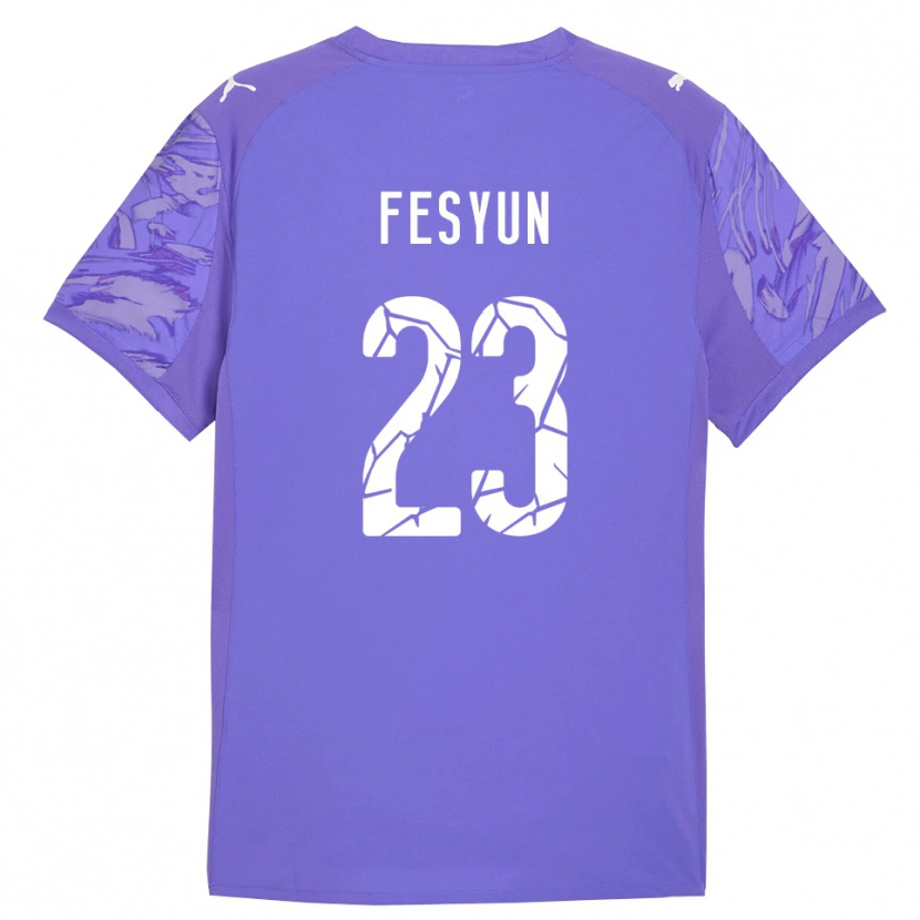 Danxen Homme Kiril Fesyun #23 Maillot de Gardien Lilas Violet 2025/26 T-shirt