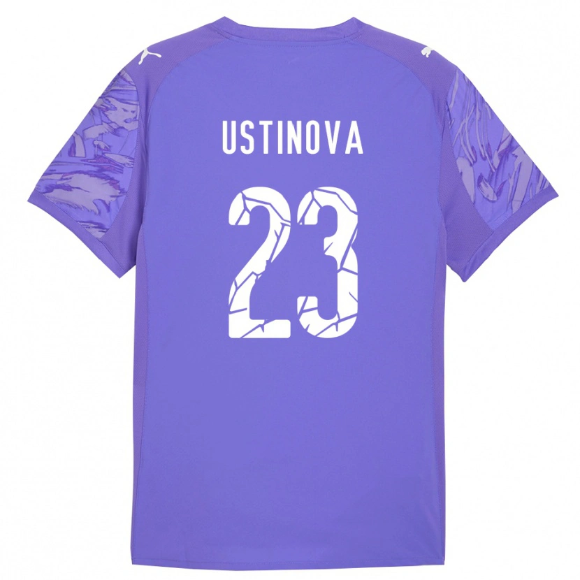 Danxen Homme Liudmyla Ustinova #23 Maillot de Gardien Lilas Violet 2025/26 T-shirt