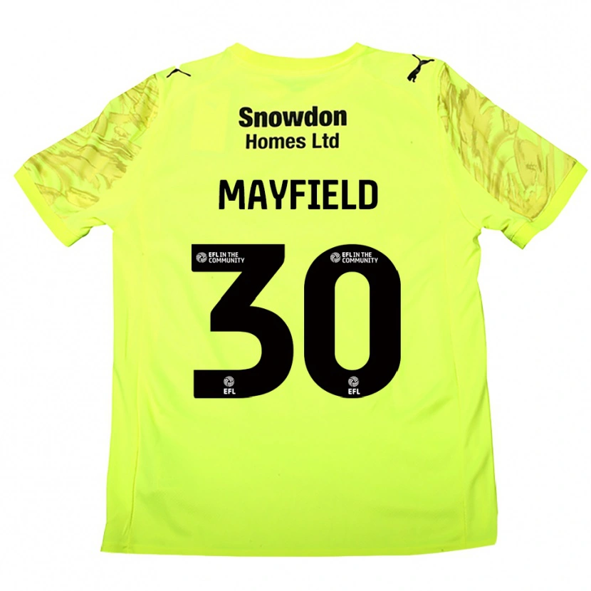 Danxen Homme Holly Mayfield #30 Maillot de Gardien Vert Fluorescent 2025/26 T-shirt