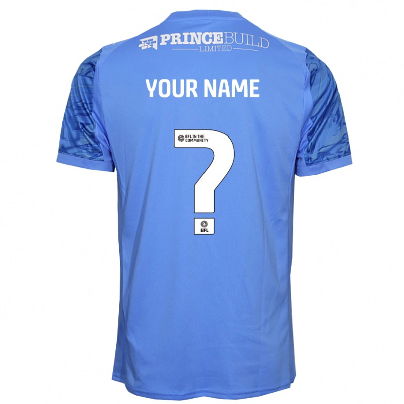 Danxen Homme Peterborough United Maillot de Gardien Bleu Dauphin 2025/26 T-shirt