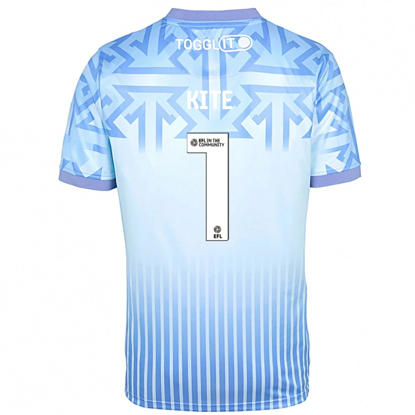 Danxen Homme Rose Kite #1 Maillot de Gardien Blanc Bleu 2025/26 T-shirt