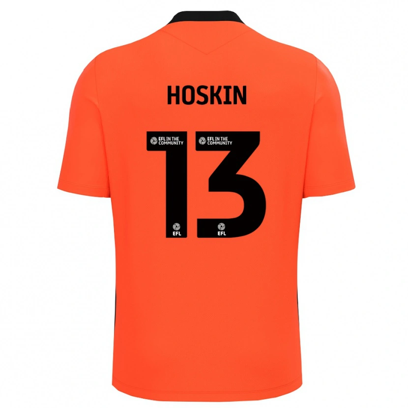 Danxen Homme Owen Hoskin #13 Maillot de Gardien Noir Rouge 2025/26 T-shirt