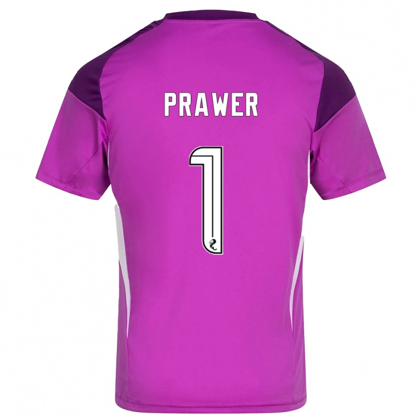Danxen Homme Anna Prawer #1 Maillot de Gardien Magenta Violet 2025/26 T-shirt