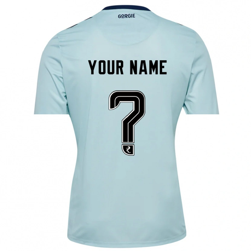 Danxen Homme Heart of Midlothian Maillot de Gardien Noir Bleu Clair 2025/26 T-shirt