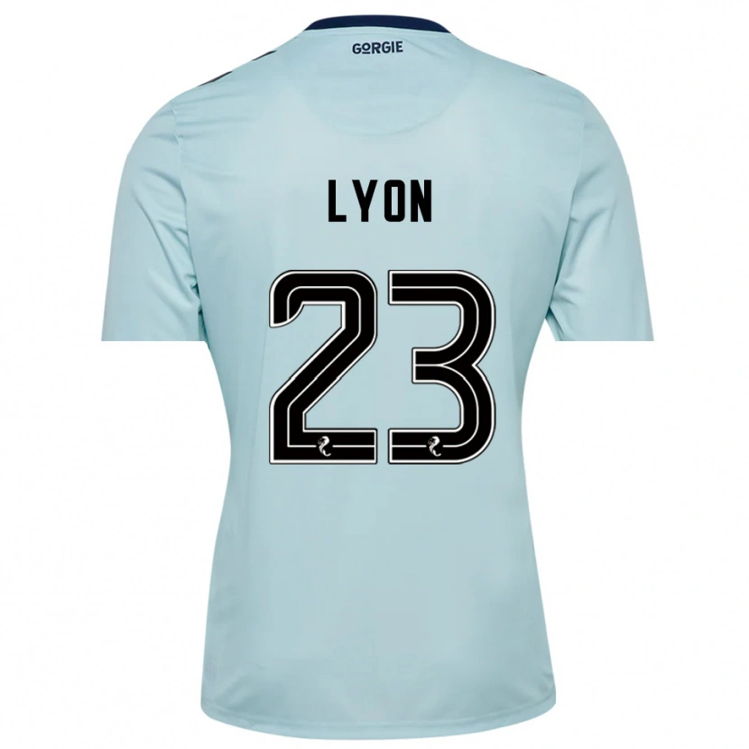 Danxen Homme Jack Lyon #23 Maillot de Gardien Noir Bleu Clair 2025/26 T-shirt
