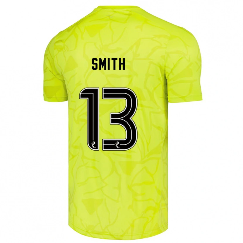 Danxen Homme Jordan Smith #13 Maillot de Gardien Jaune Noir 2025/26 T-shirt