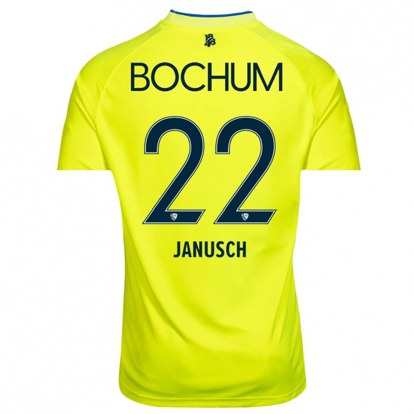 Danxen Homme Thees Janusch #22 Maillot de Gardien Vert Jaune 2025/26 T-shirt