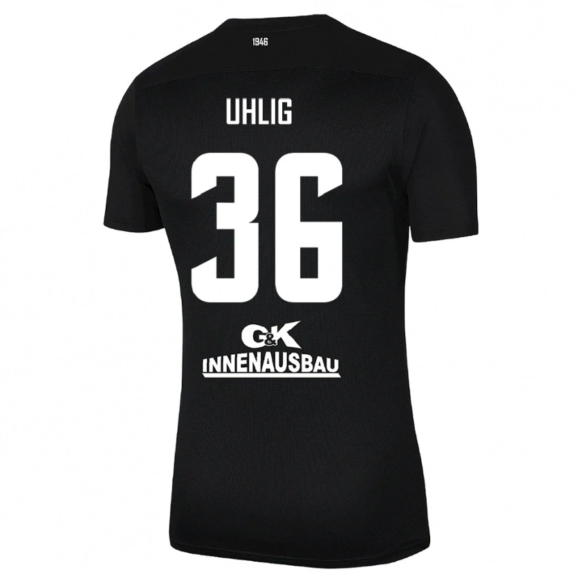 Danxen Homme Max Uhlig #36 Maillot de Gardien Blanc Noir 2025/26 T-shirt