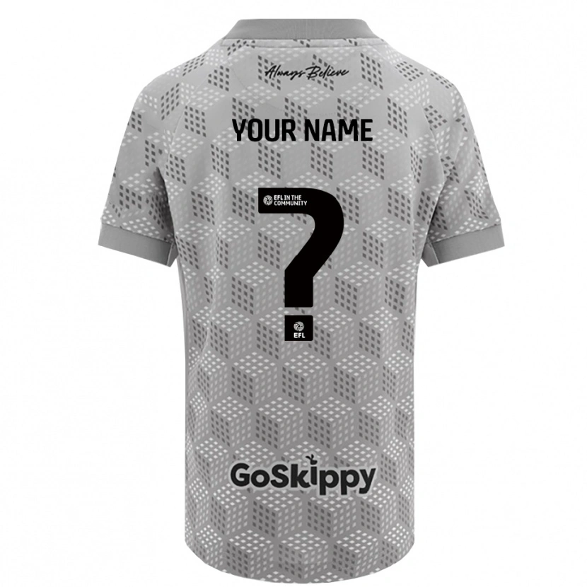 Danxen Homme Bristol City Maillot de Gardien Gris Noir 2025/26 T-shirt