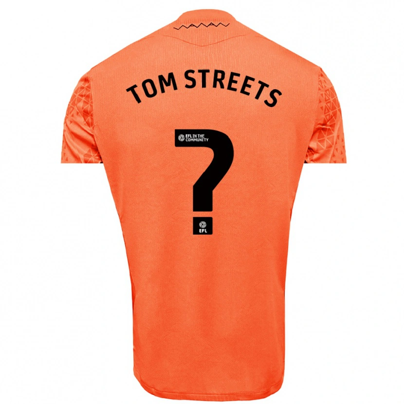 Danxen Homme Tom Streets #0 Maillot de Gardien Noir Orange 2025/26 T-shirt
