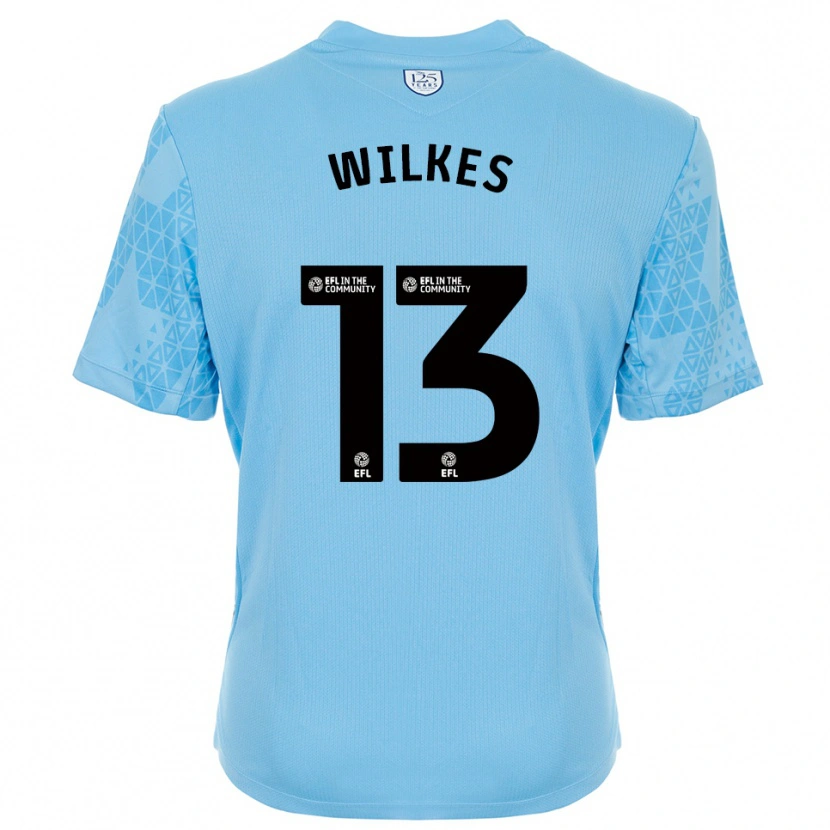 Danxen Homme Liam Wilkes #13 Maillot de Gardien Noir Bleu Ciel 2025/26 T-shirt